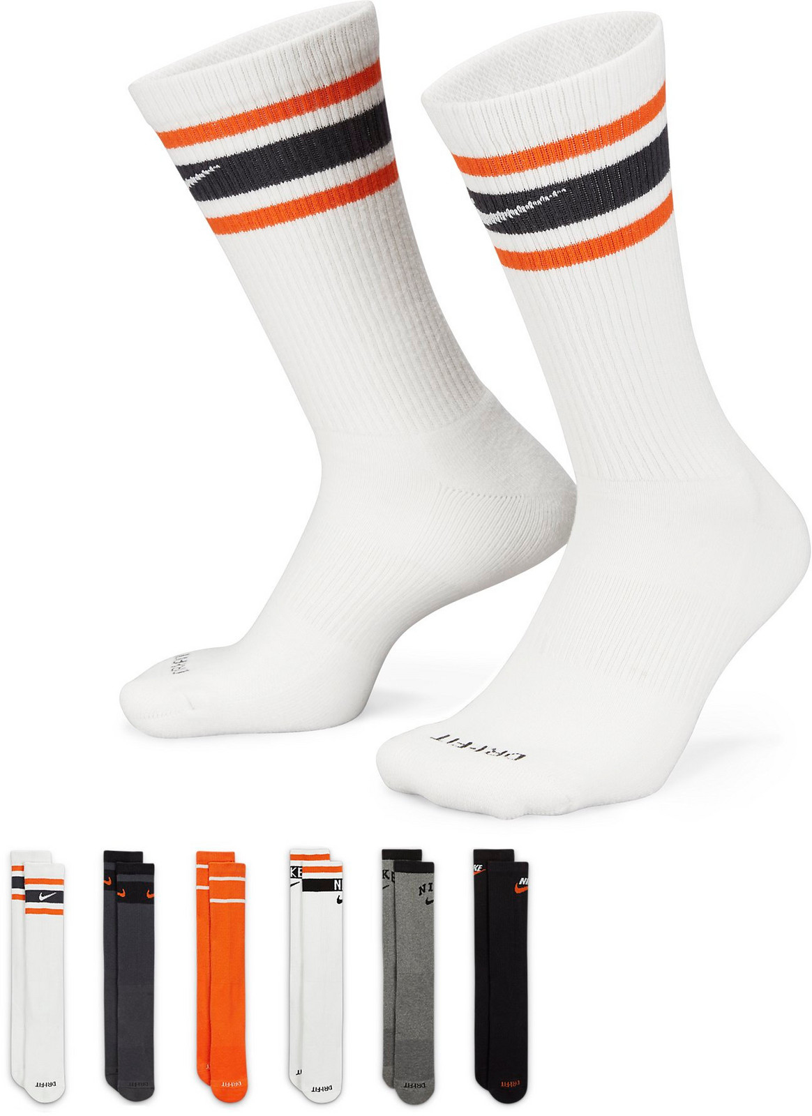 Ponožky Nike  Everyday Plus Cushioned Crew Socks (6 Pairs)