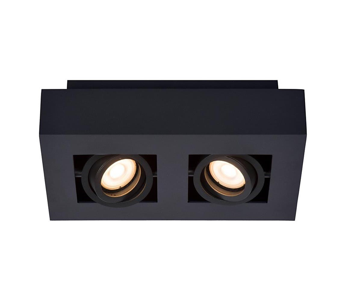Lucide Lucide 09119/11/30 - LED Bodové svítidlo XIRAX 2xGU10/5W/230V černá