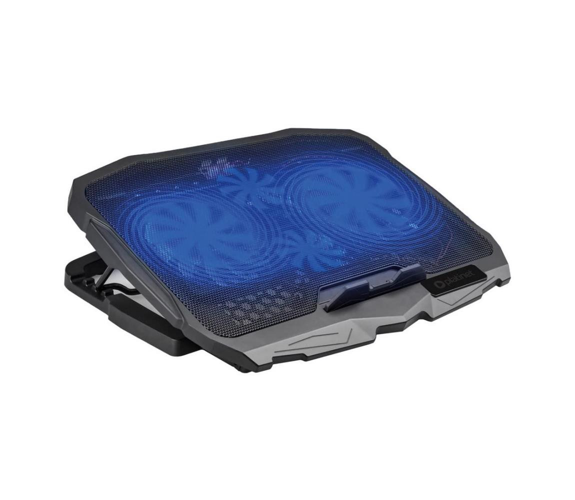 Chladící podložka pro notebook 4x látor 2xUSB černá