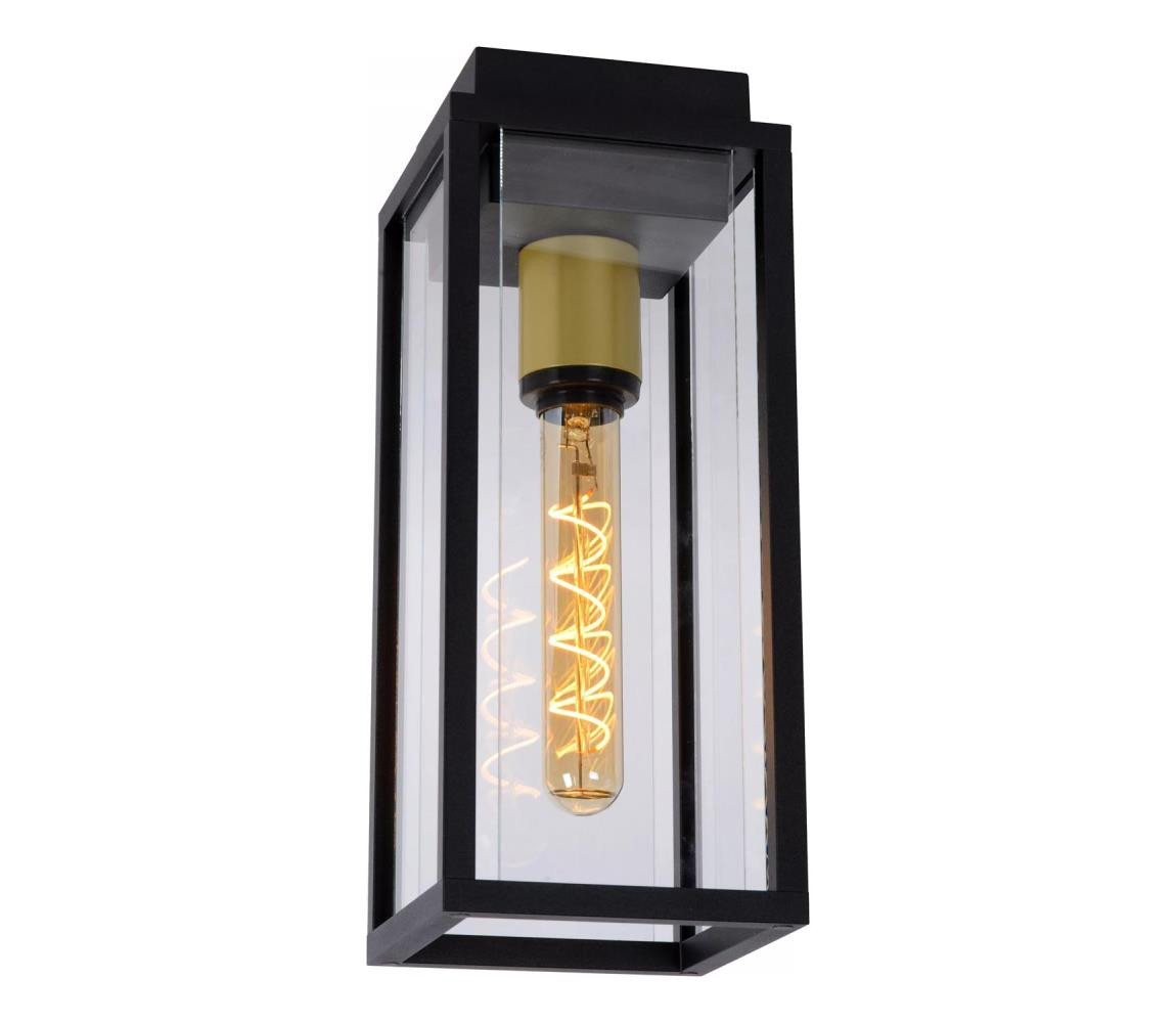 Lucide Lucide 27105/01/30- Venkovní nástěnné svítidlo LAURENS 1xE27/15W/230V IP54 černá