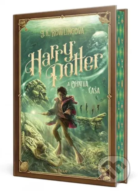 Harry Potter a Ohnivá čaša (farebná oriezka) - J.K. Rowling, Adrián Macho (ilustrátor)