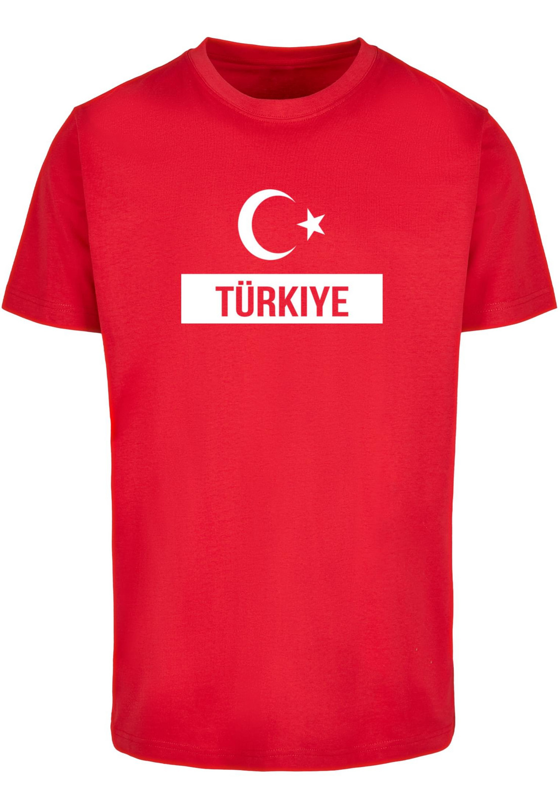 Pánské tričko Merchcode Football - Turkey 2 červené