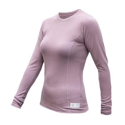 SENSOR MERINO DF dámské triko dl.rukáv mystic violet velikost M