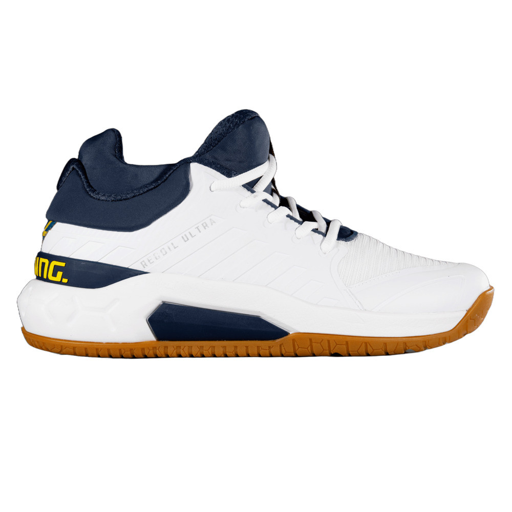 SALMING Recoil Ultra Mid White/Navy, 9,5 UK - 44 2/3 EUR - 28,5 cm