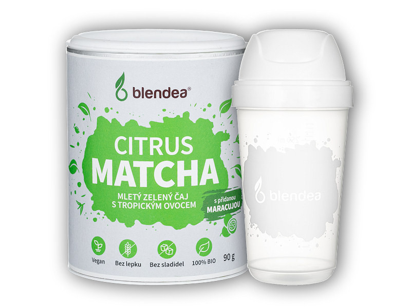 Blendea Blendea Citrus Matcha 90g + MINI Shaker 300ml