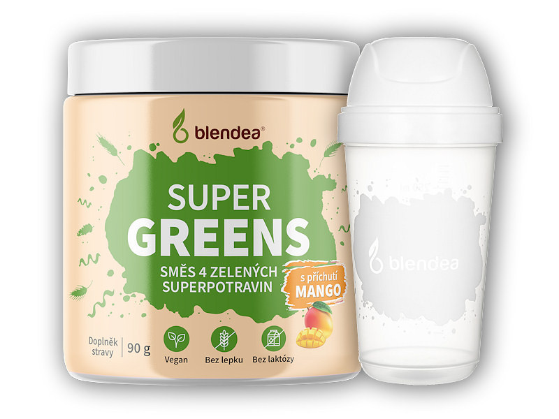 Blendea Blendea Supergreens 90g + MINI Shaker 300ml Varianta: višeň