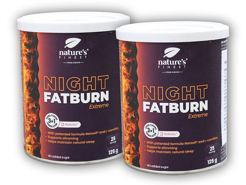 Nature's Finest 2x Night Fatburn Extreme 125g