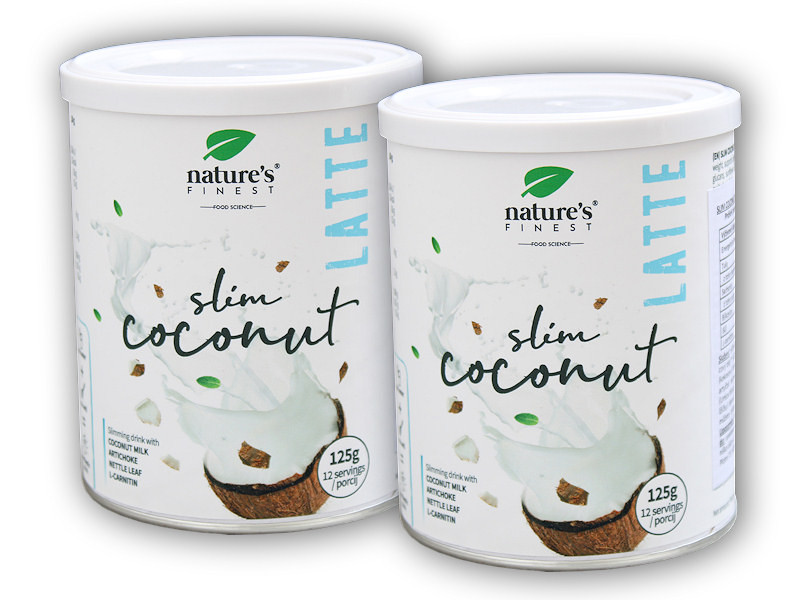 Nature's Finest 2x Slim Coconut latte 125g