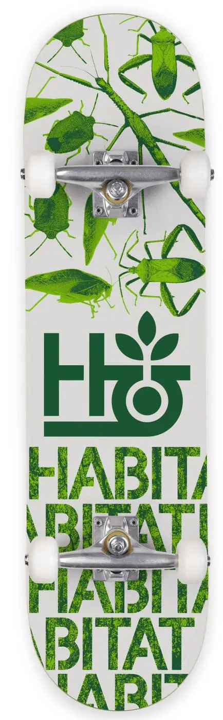 Habitat Skateboards Habitat - Insecta Green/White 7.75