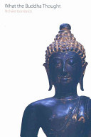 What the Buddha Thought (Gombrich Richard F.)(Paperback)