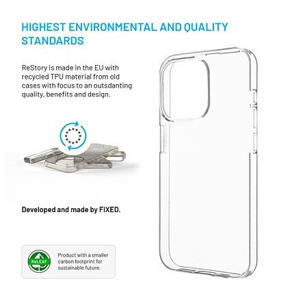 TPU gelový kryt FIXED ReStory AntiUV pro Apple iPhone 15 Pro, čirý FIXSTRE-1202