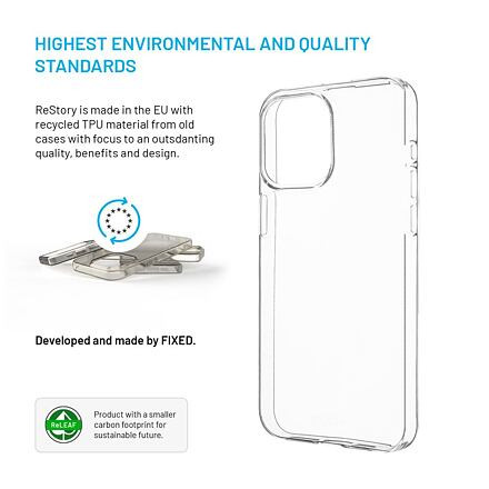 TPU gelový kryt FIXED ReStory AntiUV pro Apple iPhone 15 Pro Max, čirý FIXSTRE-1203