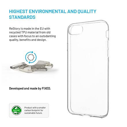TPU gelový kryt FIXED ReStory AntiUV pro Apple iPhone 7/8/SE (2020/2022), čirý FIXSTRE-100