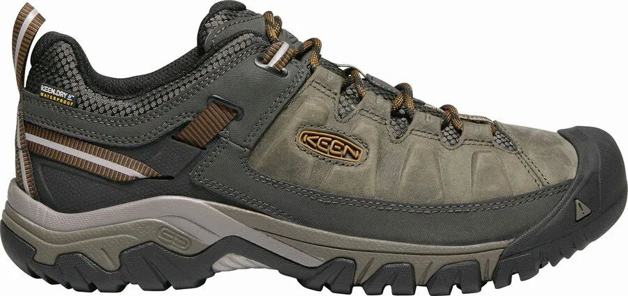 KEEN Targhee III WP Men Pánské trekové boty black olive/golden brown 42 KEN1203146102S9