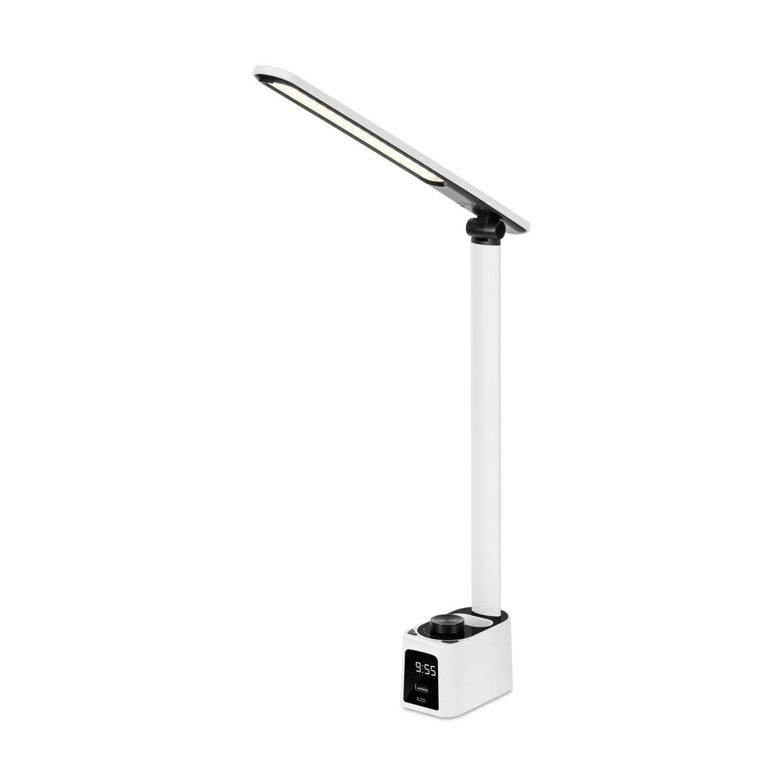 Rebel Stolní lampa s hodinami KOM1019