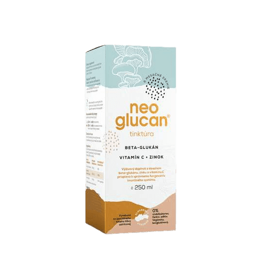 NEOGLUCAN Tinktúra beta-glukán, vitamín C a zinok 250 ml