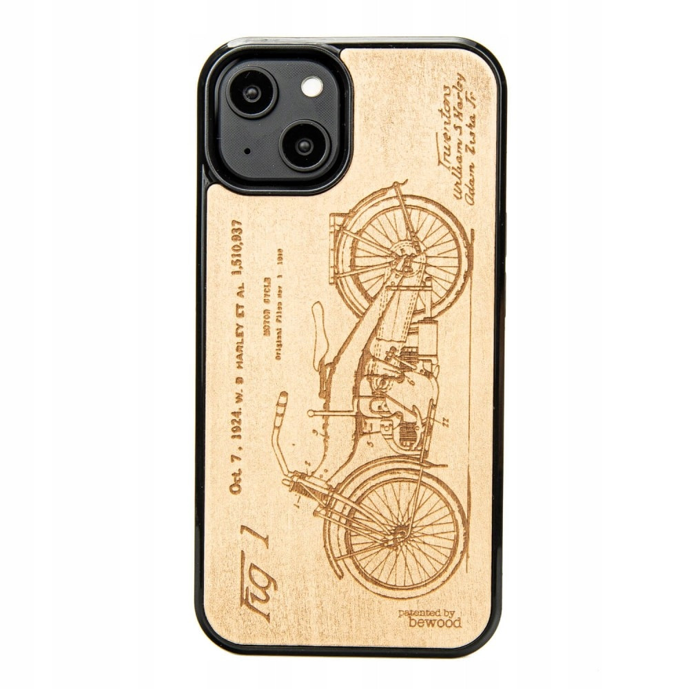 Pouzdro Bewood pro iPhone 15 Harley Patent Aniegre