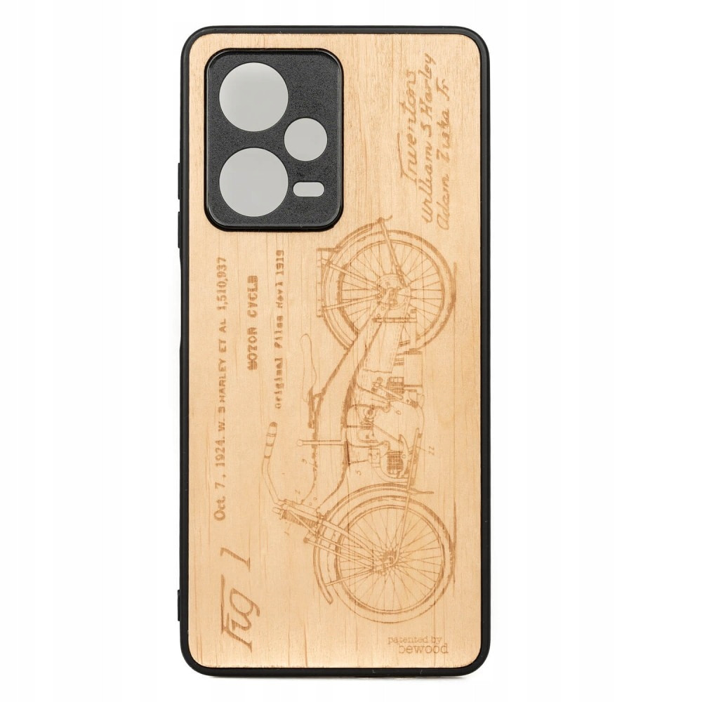 Dřevěné Pouzdro Bewood Redmi Note 12 5G Harley Patent Aniegre