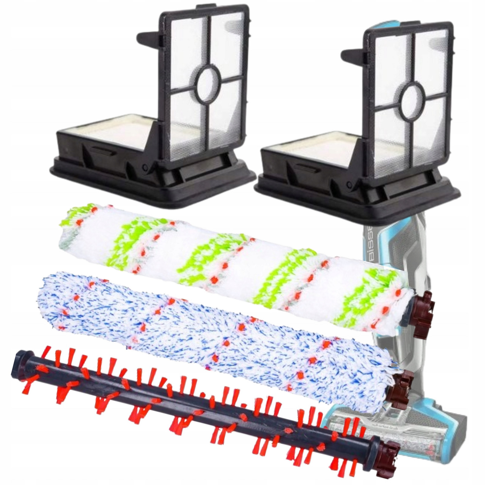 Filtr 3x Kartáč Pro Bissel Crosswave 1868F 17132