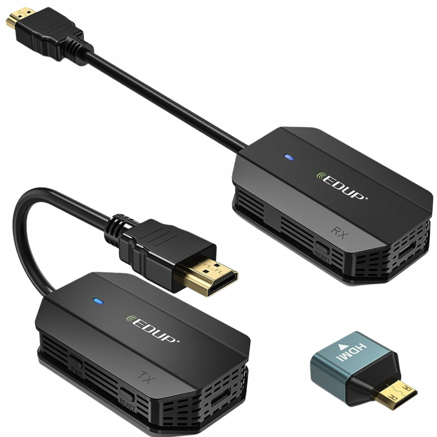 Bezdrátový vysílač přijímač Hdmi transmitter Edup WD9905 1080P Hd