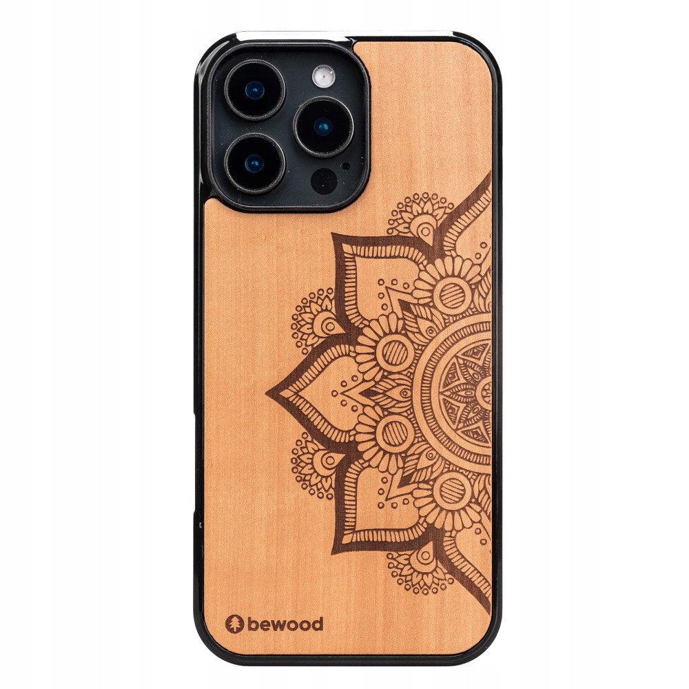 Dřevěné Pouzdro Bewood pro iPhone 16 Pro Max Mandala Jabloň