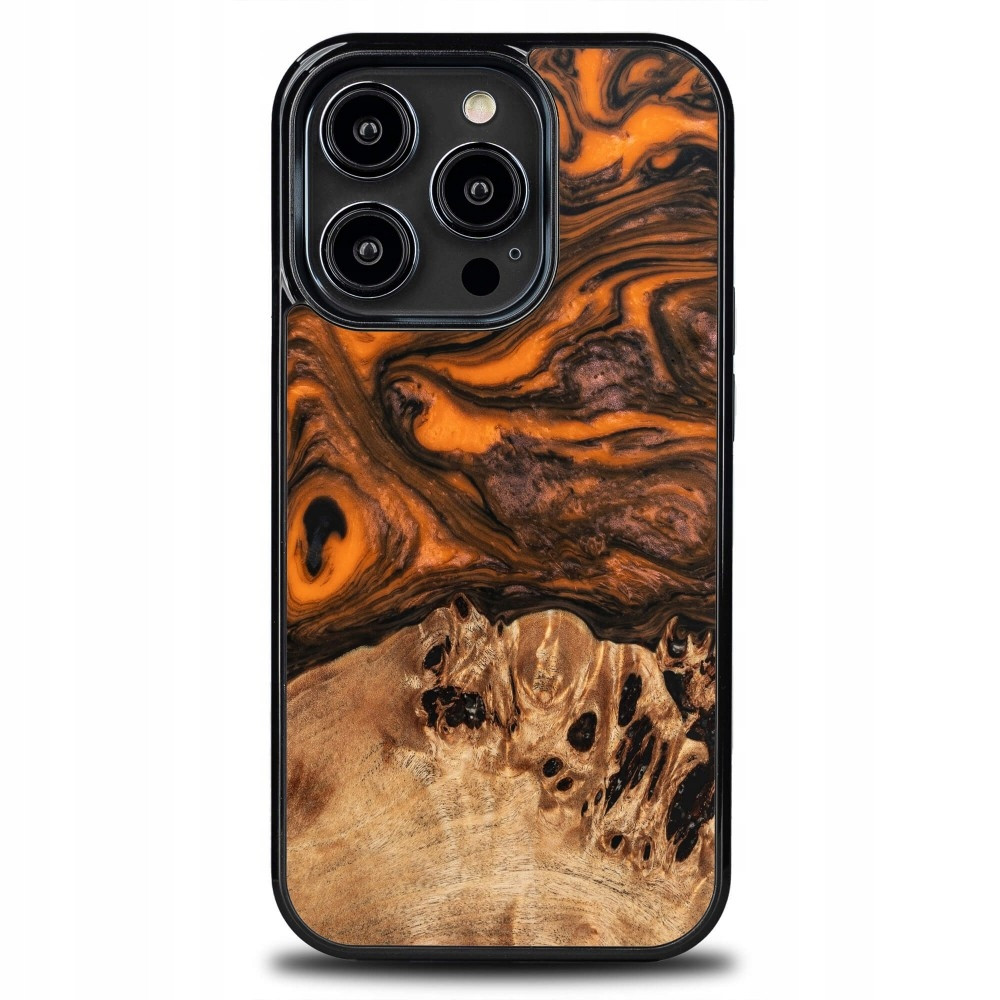 Bewood Unikátní Pouzdro pro iPhone 14 Pro oranžové