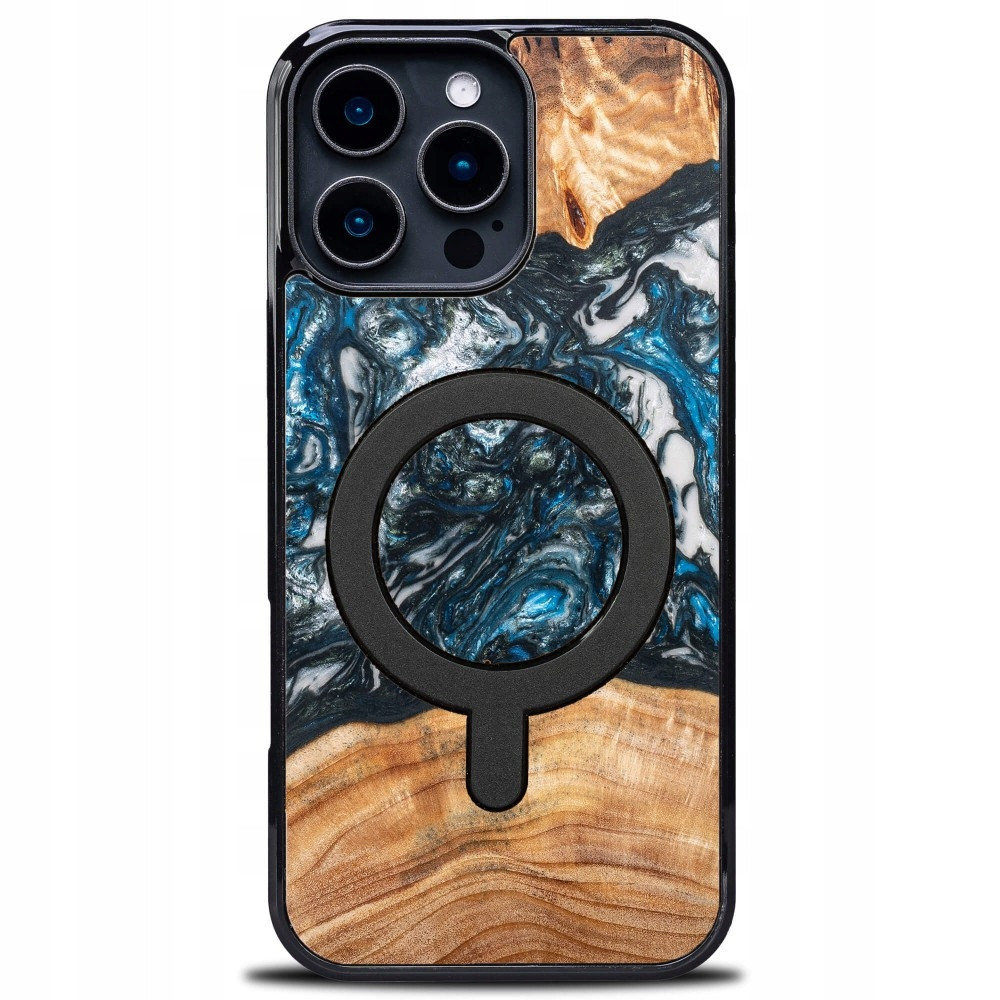 Pouzdro Bewood Unique pro iPhone 16 Pro Max Planets Země s MagSafe