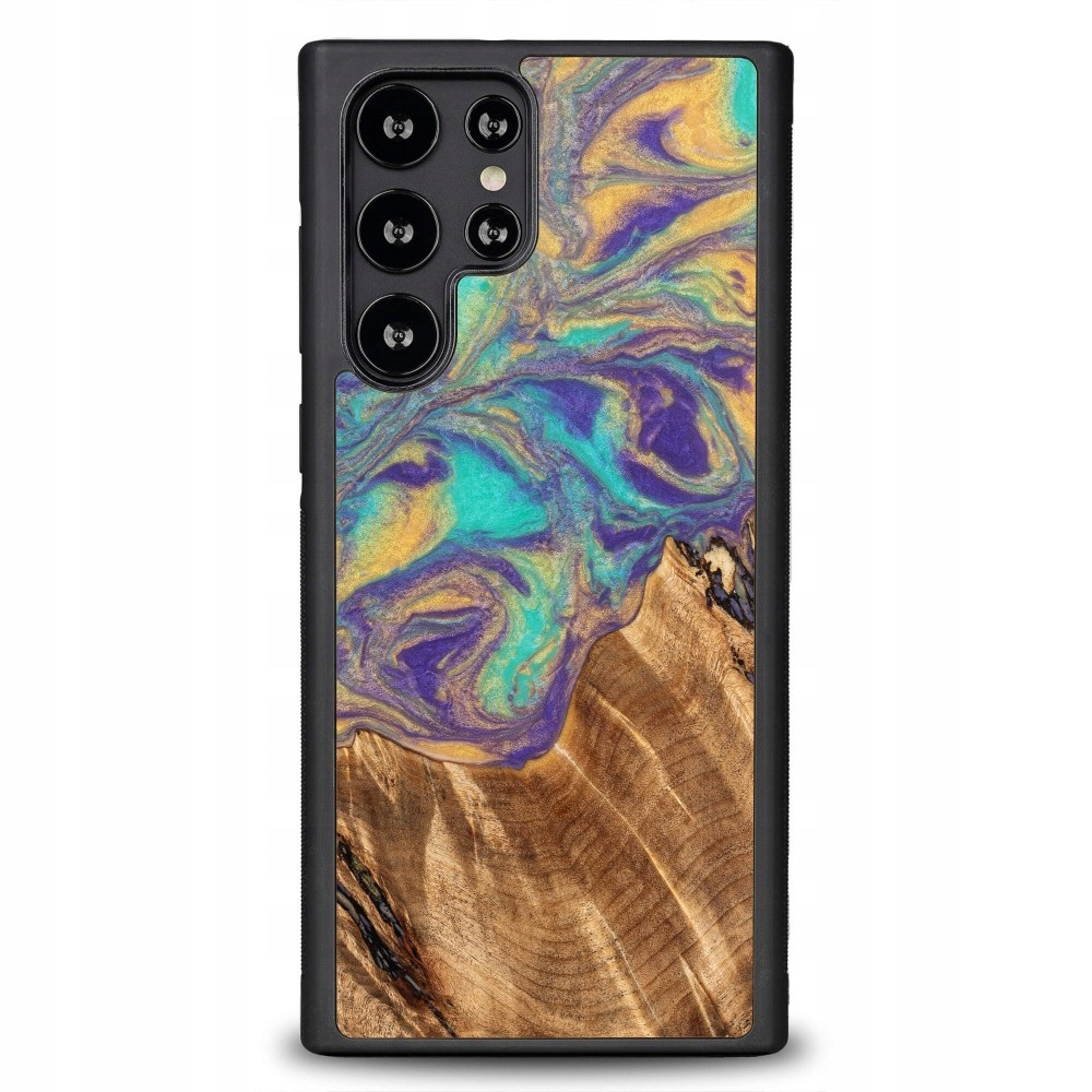 Pouzdro Bewood Unique pro Samsung Galaxy S22 Ultra Planets Merkur