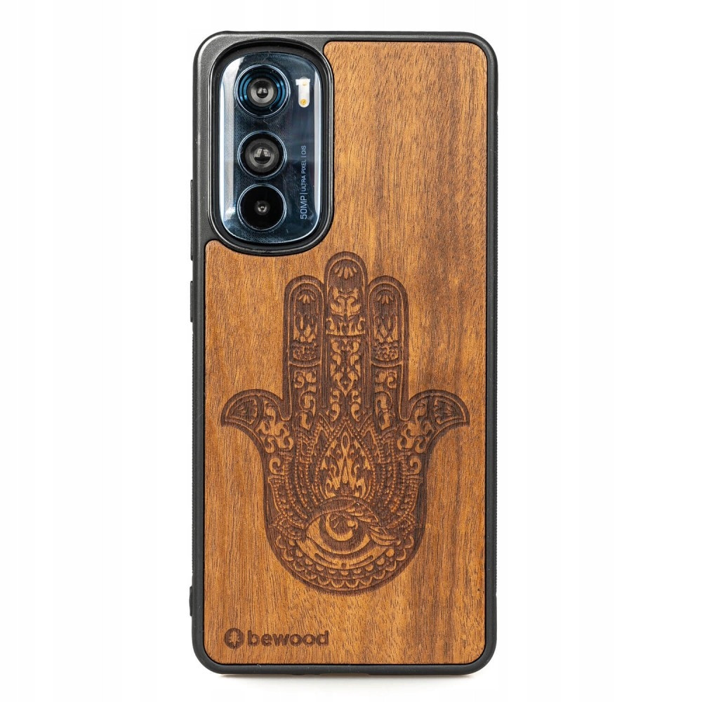 Dřevěné Pouzdro Bewood Motorola Edge 30 Hamsa Imbuia