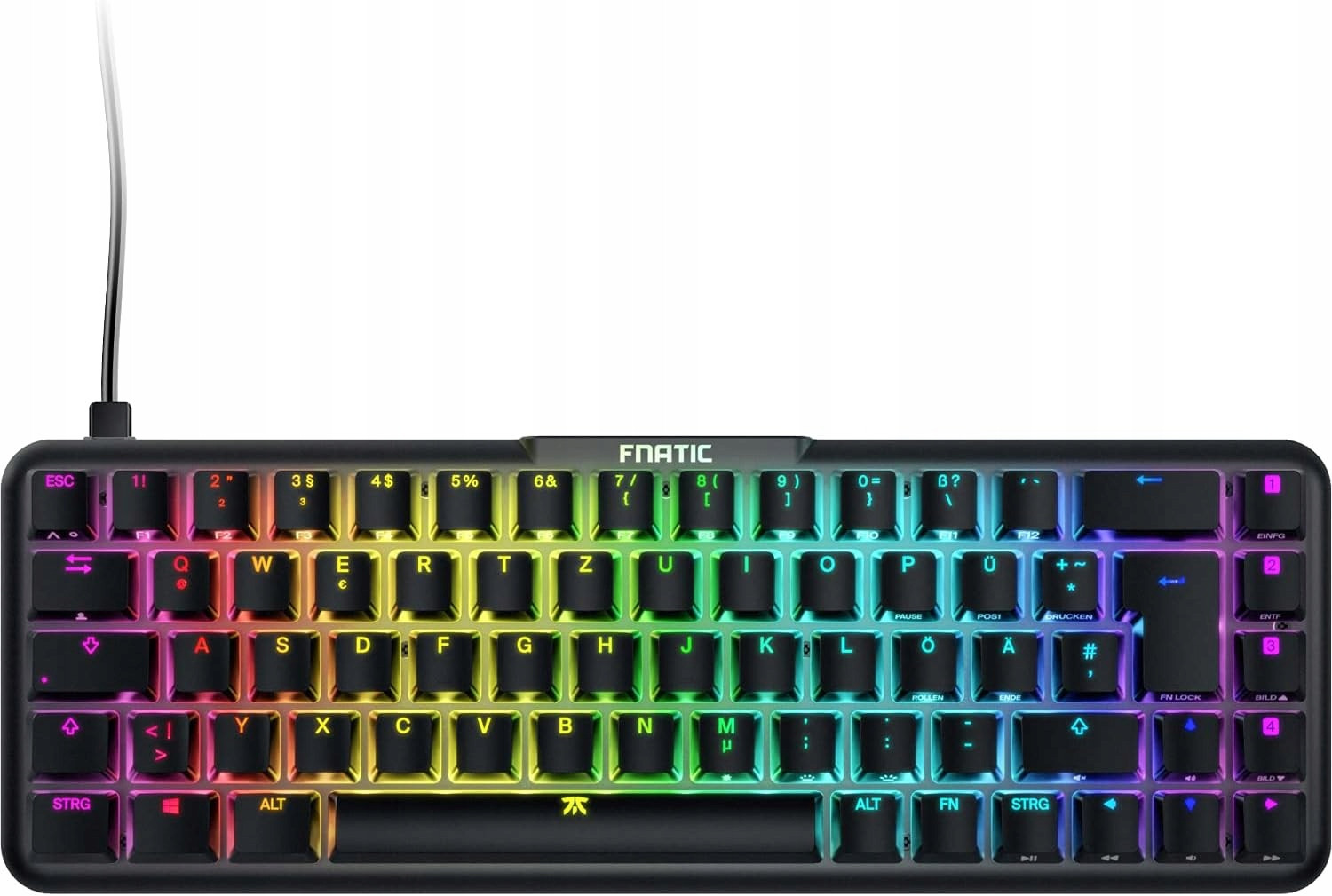 Fnatic Mechanická klávesnice Streak 65 Rgb