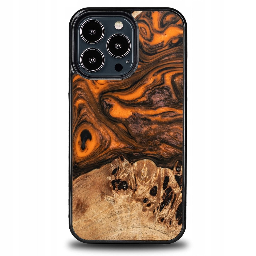 Bewood Unikátní Pouzdro pro iPhone 13 Pro oranžové