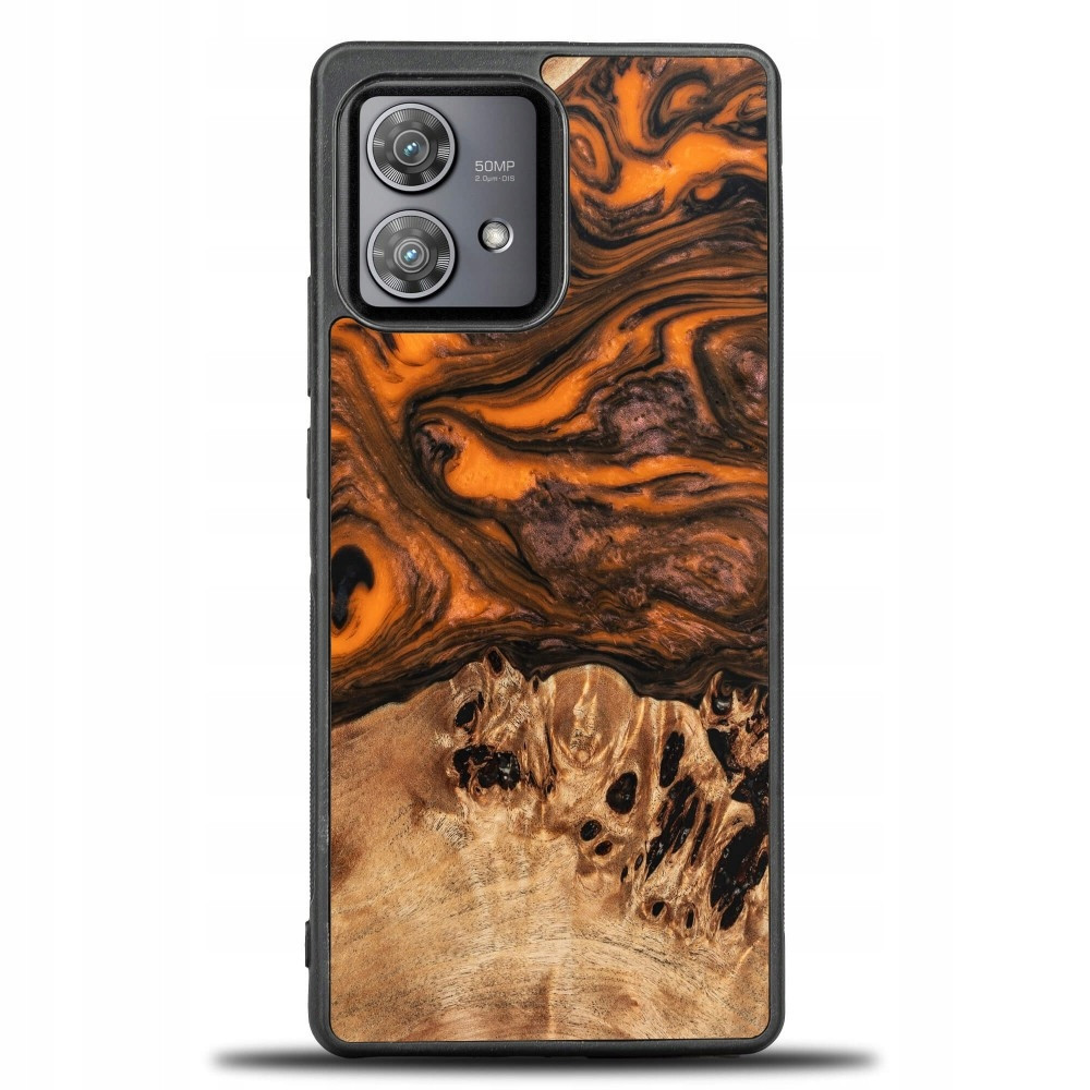 Bewood Unikátní Pouzdro pro Motorola Edge 40 Neo oranžové