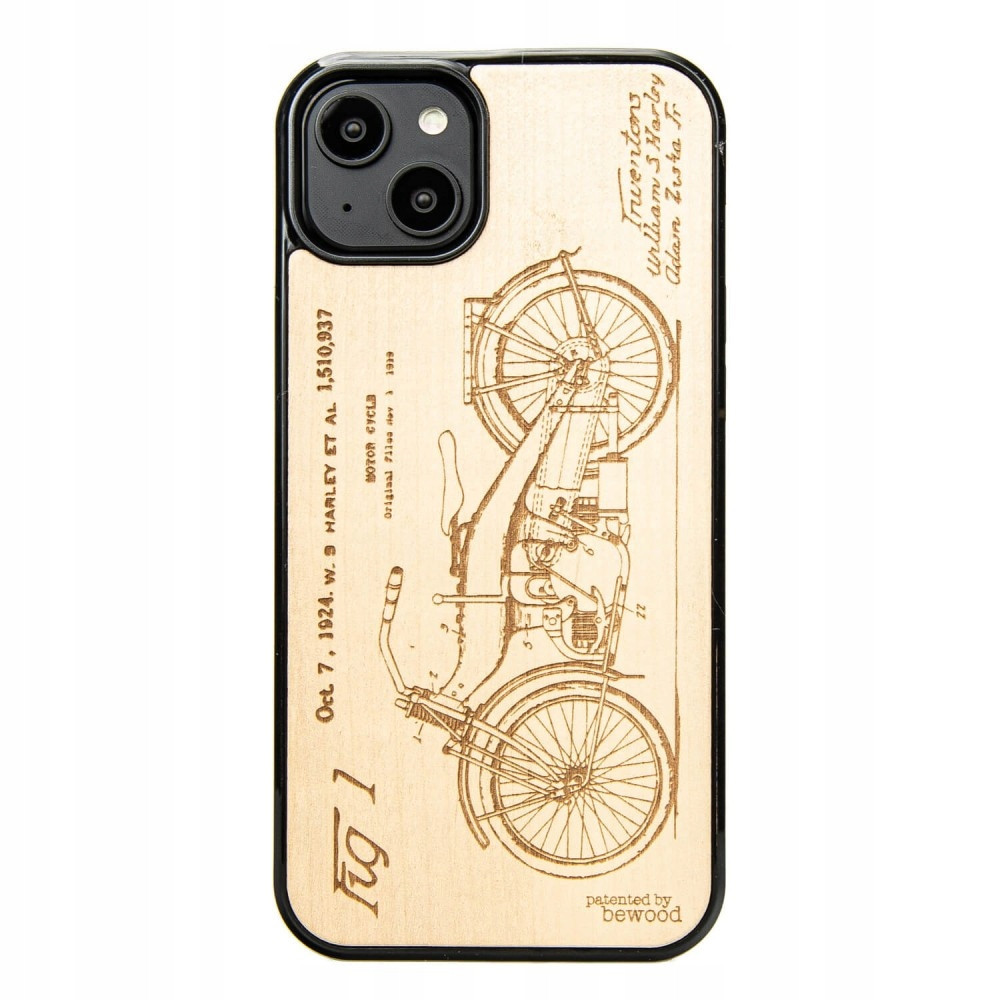 Pouzdro Bewood pro iPhone 15 Plus Harley Patent Aniegre