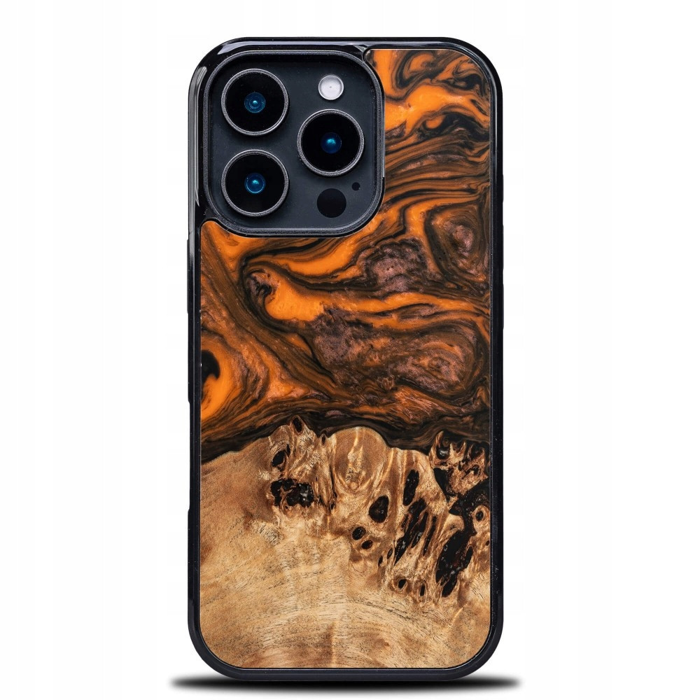 Bewood Unikátní Pouzdro pro iPhone 16 Pro oranžové