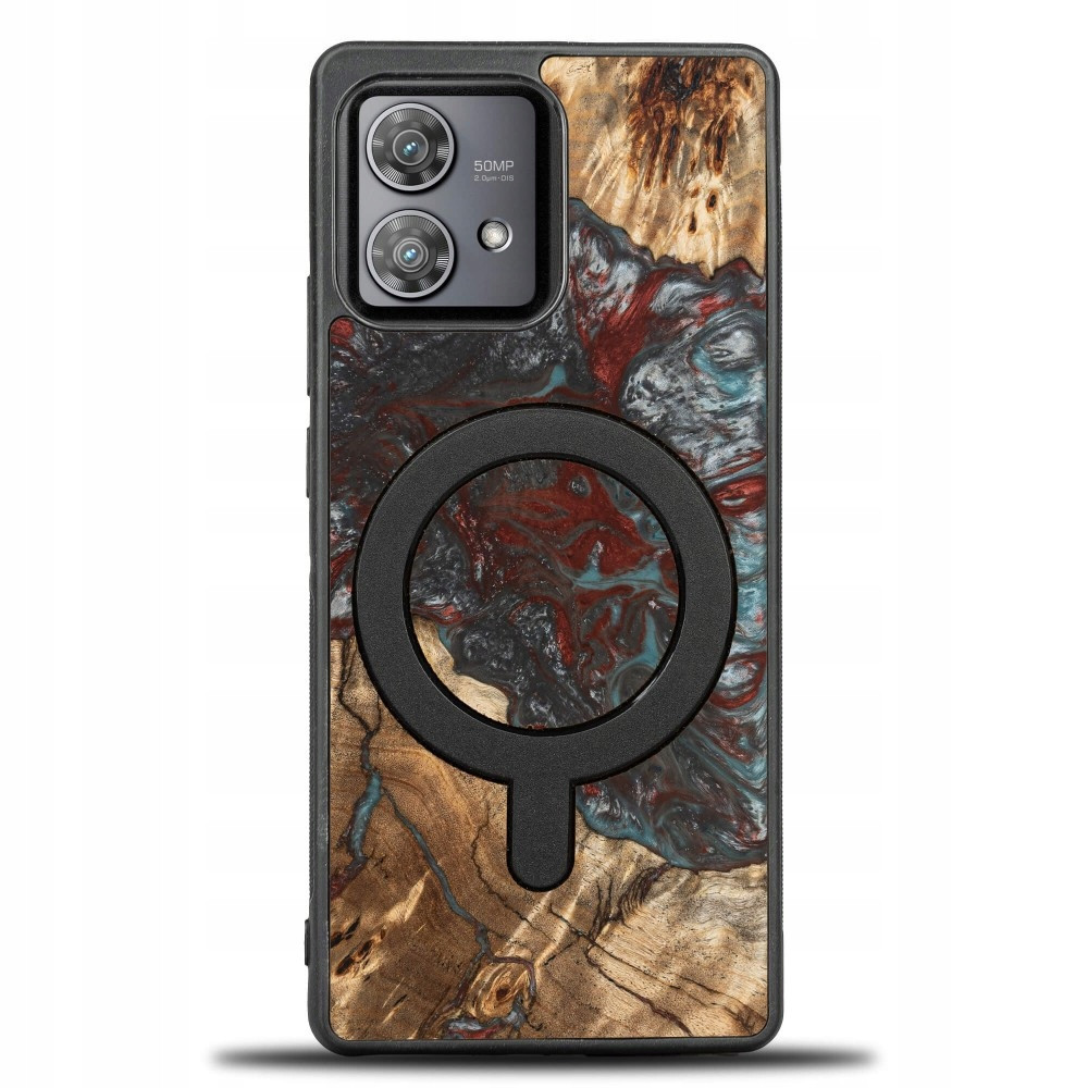 Pouzdro Bewood Unique na Motorola Edge 40 Neo Planets Pluto s MagSafe