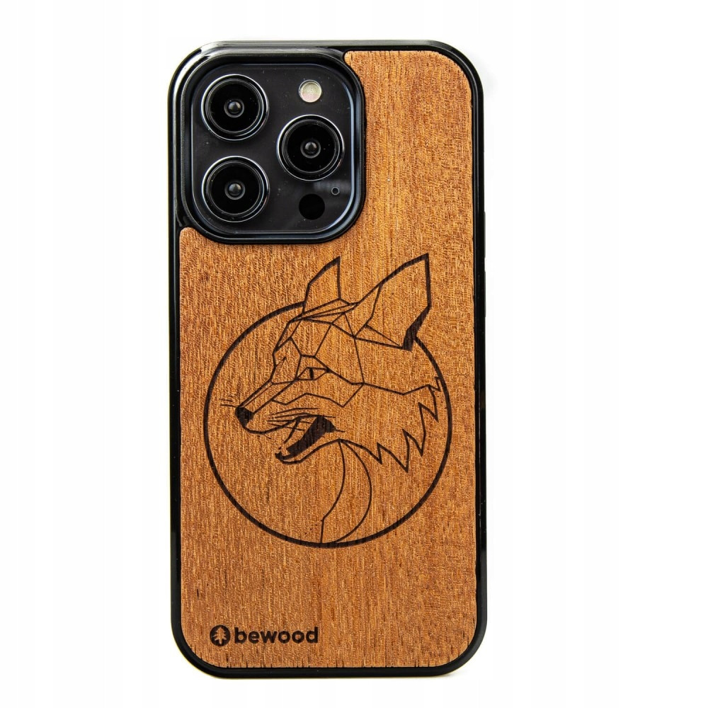 Pouzdro Bewood pro iPhone 15 Pro Lis Merbau