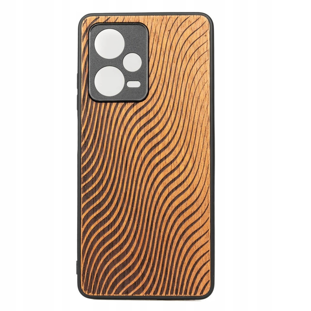 Dřevěné Pouzdro Bewood Redmi Note 12 Pro Plus 5G Vlny Merbau