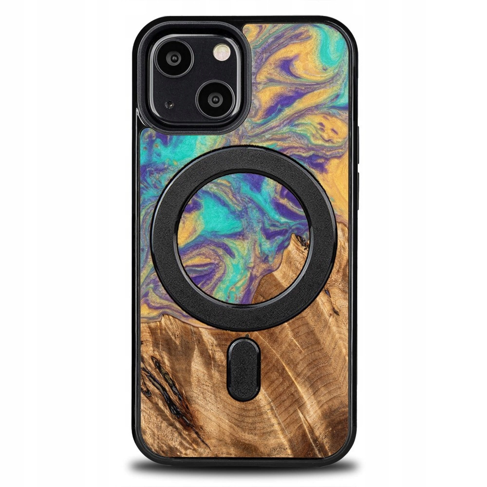 Pouzdro Bewood Unique pro iPhone 13 Mini Planets Merkur s MagSafe