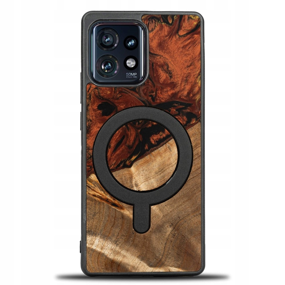 Pouzdro Bewood Unique na Motorola Edge 40 Pro 4 Živly Oheň s MagSafe