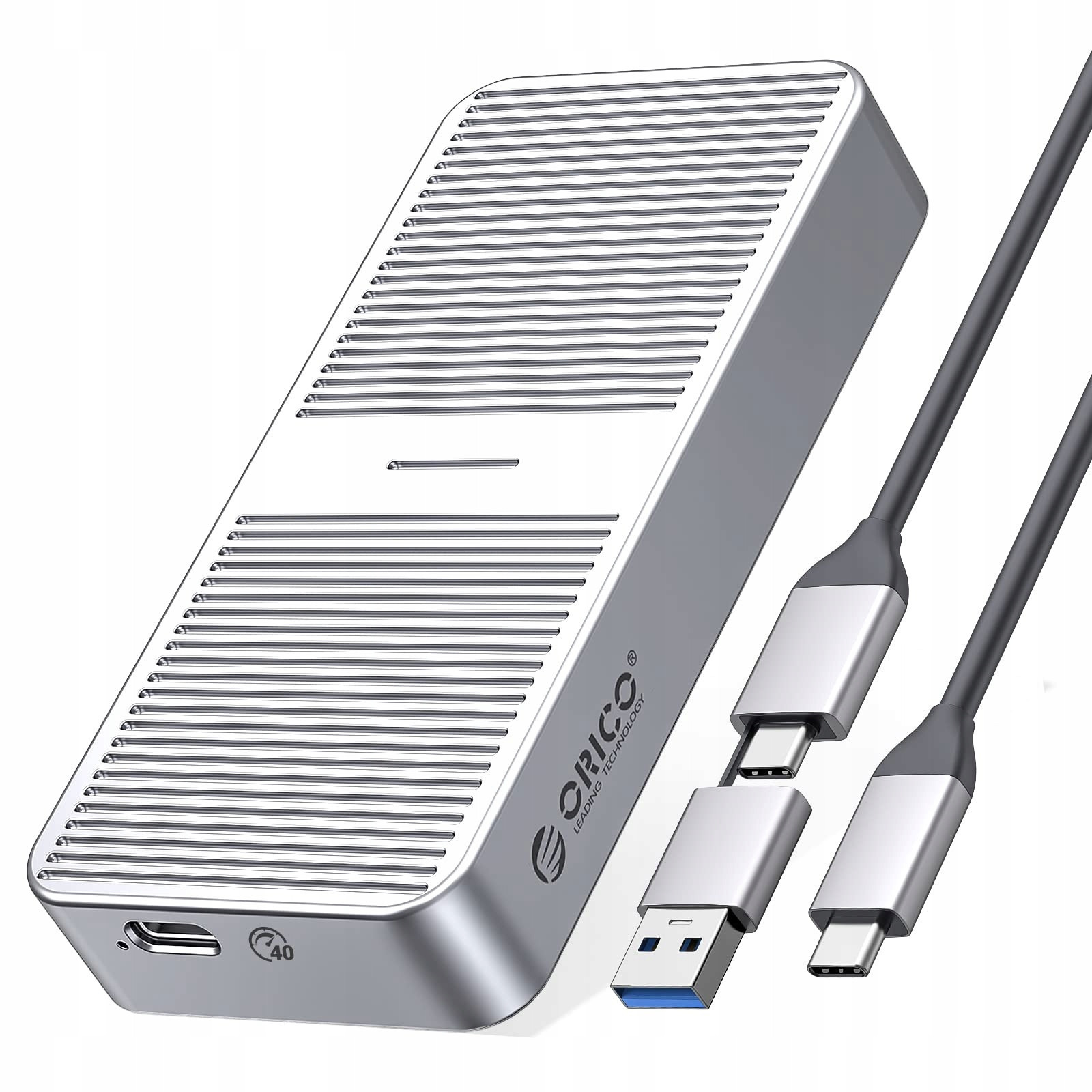 pouzdro Ssd 40 Gbps PCIe3.0x4 Usb C adaptér M.2 Nvme Orico