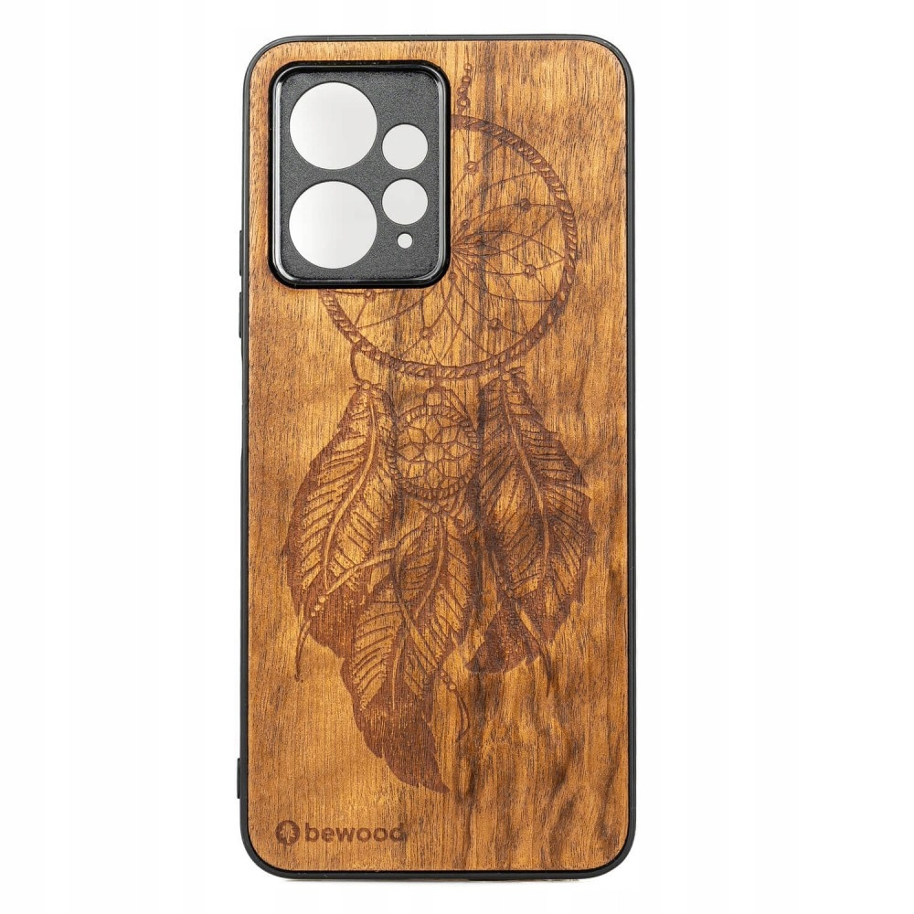 Dřevěné Pouzdro Bewood Redmi Note 12 4G Lapač Snů Imbuia