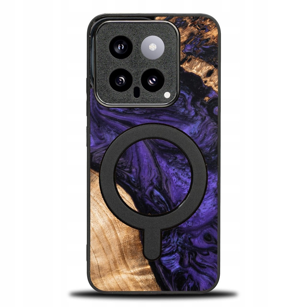 Pouzdro Bewood Unique na Xiaomi 14 Pro Violet s MagSafe