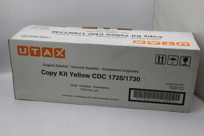 Utax CDC 1725/1730, 652510016 Yellow Originál