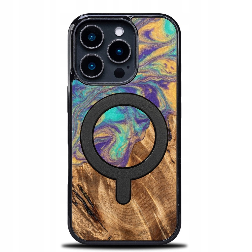 Pouzdro Bewood Unique pro iPhone 16 Pro Planets Merkur s MagSafe