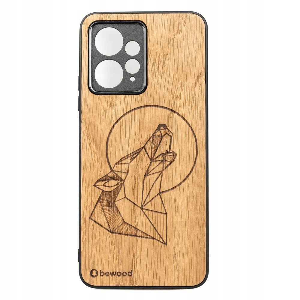 Dřevěné Pouzdro Bewood Redmi Note 12 4G Vlk Dub