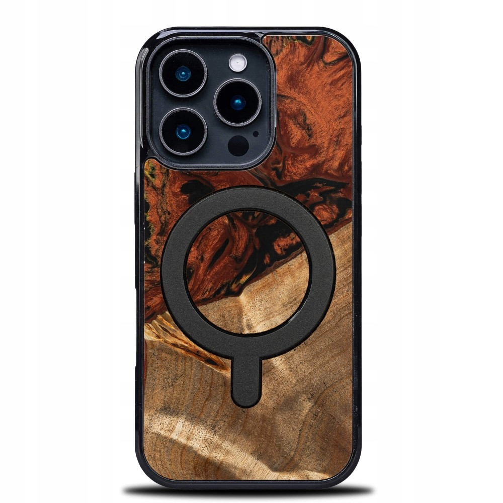 Pouzdro Bewood Unique pro iPhone 16 Pro 4 Živly Oheň s MagSafe