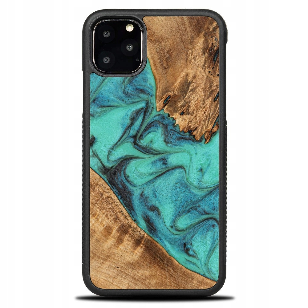 Bewood Unikátní Pouzdro pro iPhone 11 Pro Max – tyrkysové