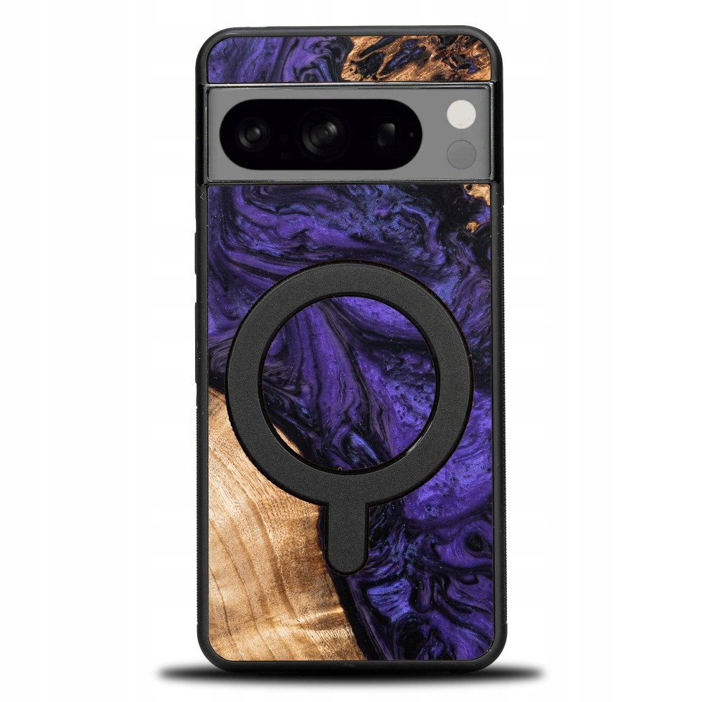 Pouzdro Bewood Unique na Google Pixel 8 Pro Violet s MagSafe