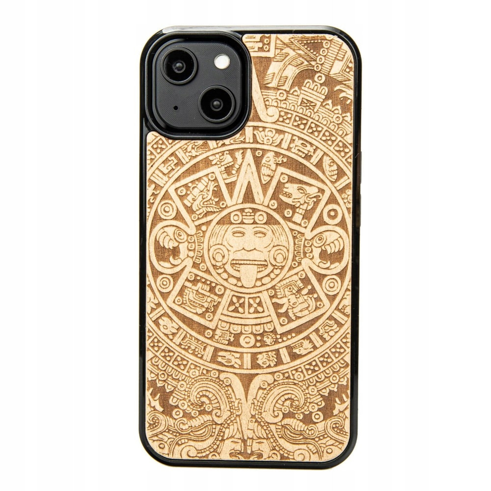 Pouzdro Bewood pro iPhone 15 Aztécký Kalendář Aniegre