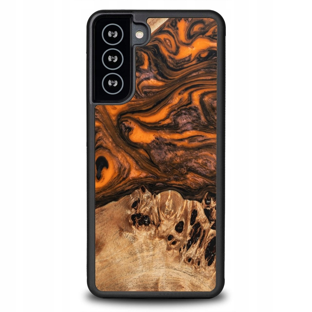 Bewood Jedinečné Pouzdro pro Samsung Galaxy S21 oranžové